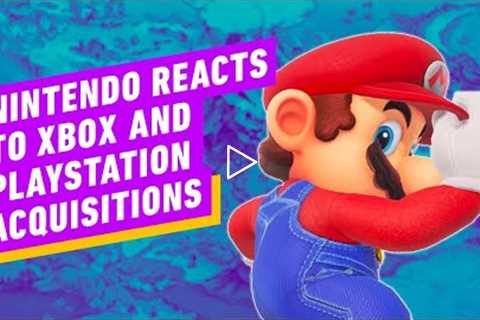 Nintendo Reacts to Xbox and Playstation Acquisitions - IGN Daily Fix