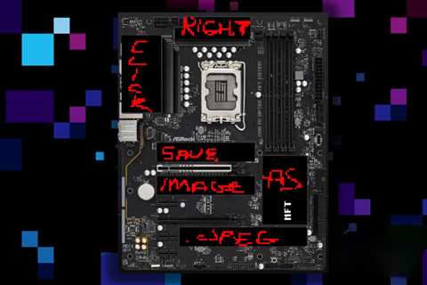 ASRock is making an NFT motherboard and it's as chaotic as it sounds