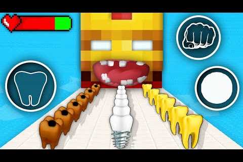 Monster School: Iron Man Smile Rush GamePlay Mobile Game Runner Max Level LVL – Minecraft Animation