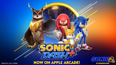 Sonic Dash+ New Apple Arcade Game - Brand new Global Leaderboards - New Emerald City Map Gameplay