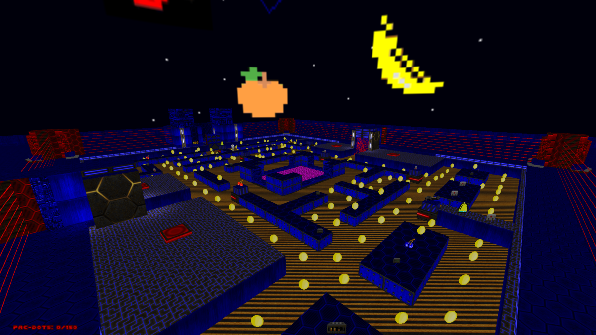 Celebrate Pac Man's birthday by power-pilling some demon face in Doom 2
