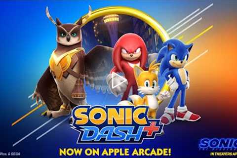 Sonic Dash+ New Apple Arcade Game - Brand new Global Leaderboards - New Emerald City Map Gameplay