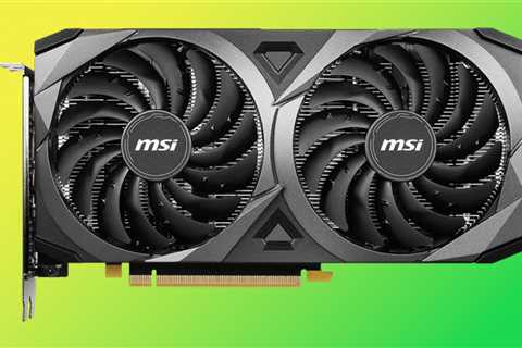 This MSI GeForce RTX 3060 graphics card is £370 – a new low-water mark