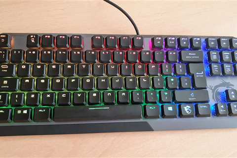 MSI Vigor GK50 Low Profile TKL review – a great travel gaming keyboard