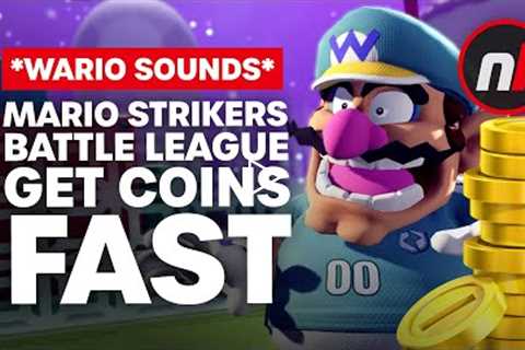 How to Get Coins FAST in Mario Strikers Battle League