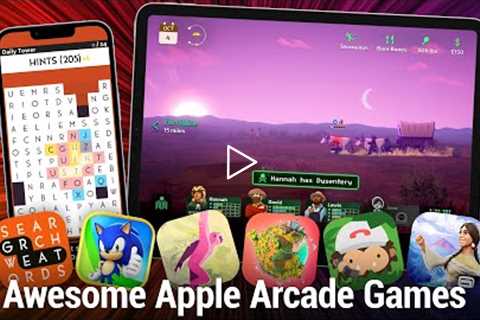 Awesome Apple Arcade Games - The Oregon Trail, SpellTower, Bridge Constructor