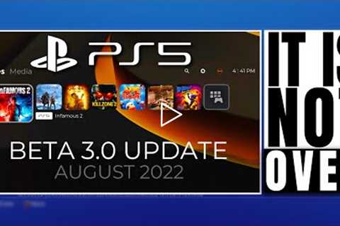 PLAYSTATION 5 ( PS5 ) - SONY SHUTDOWN BIG PS5 LEAK ! / PS5 UPDATE BETA 3.0 AUGUST 2022 FIXES / PS5 …