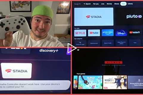Stadia On Chromecast w/ Google TV Setup Guide!