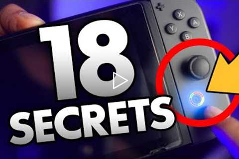 18 AMAZING Nintendo Switch secrets! 🔥😱🤯