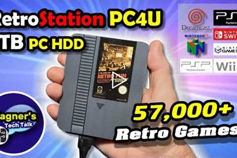 PC Retro Gaming Hard Drive (External 2TB) with over 57k Games - 1min Setup!