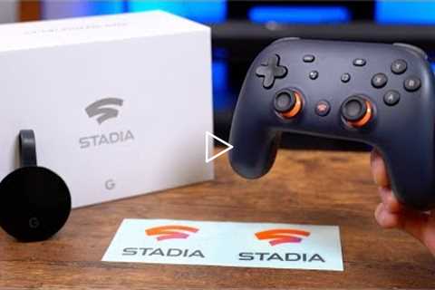 Google Stadia Unboxing and Setup!