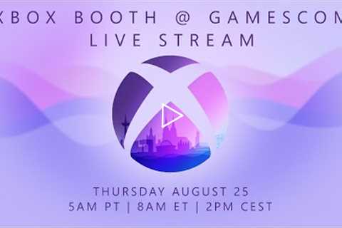 [Audio Description] Xbox Booth @ gamescom Live Stream