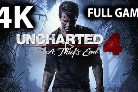 Uncharted 4 Remastered Full Game Walkthrough - No Commentary (PS4 PRO 4K 60FPS)