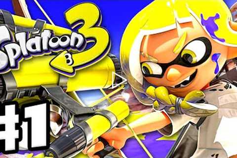 Splatoon 3 - Gameplay Walkthrough Part 1 - Turf War Multiplayer! Story Mode! (Nintendo Switch)