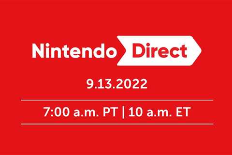 Watch: Nintendo Direct September 2022 - Live!