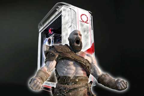 This God of War gaming PC seemingly lost a fight with Kratos