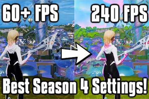 Fortnite Season 4 Settings Guide! - FPS Boost, Colorblind Modes, & More!