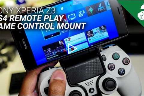 Sony Xperia Z3 Game Control Mount and PS4 Remote Play