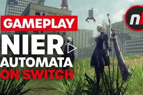 NieR:Automata The End of YoRHa Edition Nintendo Switch Gameplay