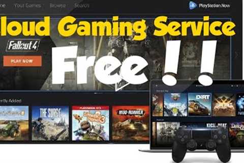 Top 5 Cloud Gaming Service For Any Device 2021!! Start For Free Right Now!!