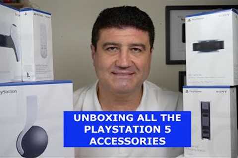 Unboxing all of the PlayStation 5 accessories