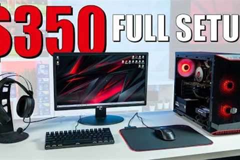 $350 FULL PC Gaming Setup and How To Upgrade It Over Time!