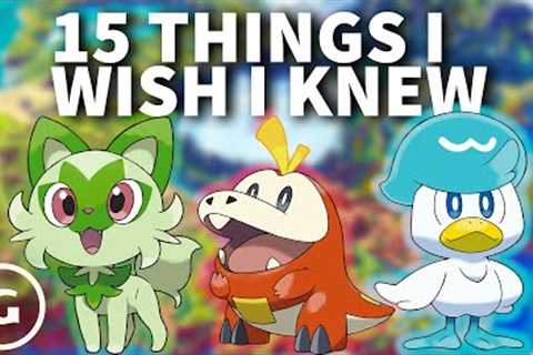 15 Things I Wish I Knew In Pokemon Scarlet & Violet