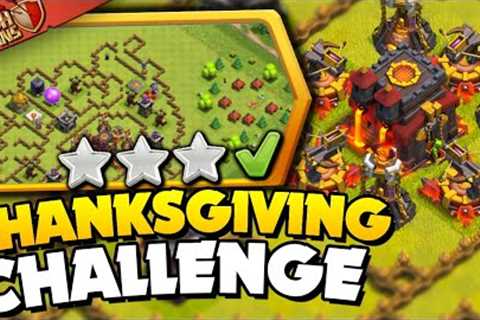 Easily 3 Star the Thanksgiving Challenge (Clash of Clans)