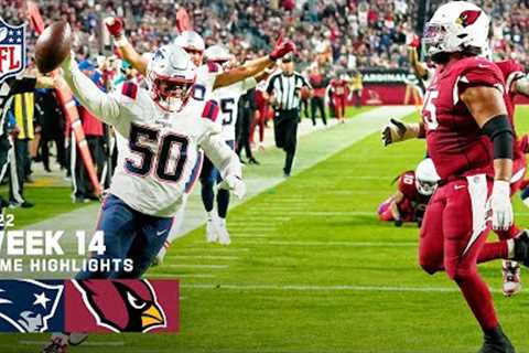 New England Patriots vs. Arizona Cardinals | 2022 Week 14 Game Highlights