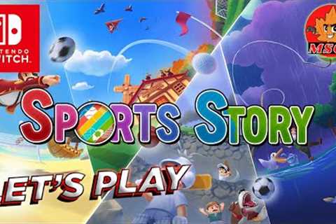 LET''S PLAY SPORTS STORY on Nintendo Switch Performance Review and First Impressions