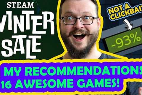 Steam Winter Sale 2022 - 16 Must-Play Games! My Recommendations! RPG, Strategy, FPS, Adventure