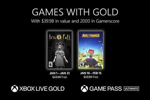 New Games with Gold for January 2023