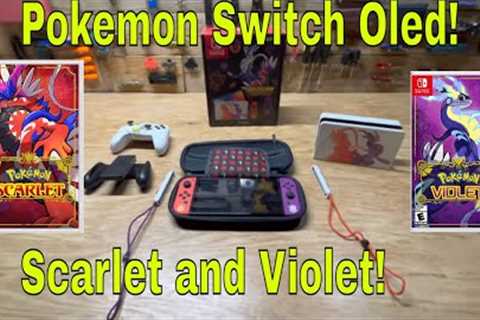 Nintendo Switch OLED Model: Pokémon Scarlet & Violet Edition Unboxing and Review! Pokemon Goes..