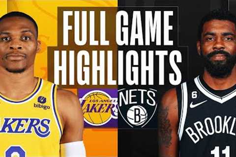 LAKERS at NETS | FULL GAME HIGHLIGHTS | January 30, 2023