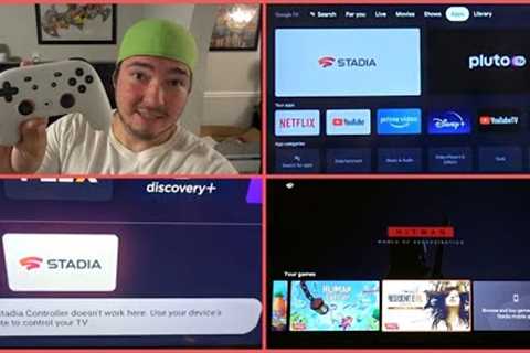 Stadia On Chromecast w/ Google TV Setup Guide!