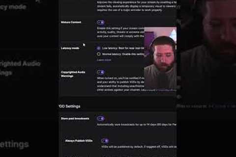 Beginner Stream Tips - How To Turn On Past Broadcasts for Twitch - PC -