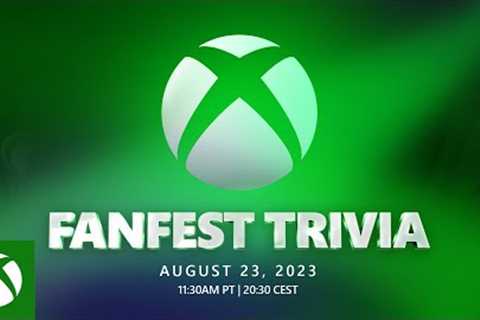 XBOX FANFEST TRIVIA 2023