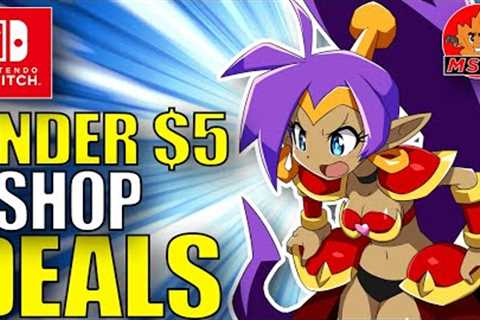 45 BEST UNDER $5 Nintendo Switch eSHOP SALES This Week |  Best Switch eSHOP DEALS ON NOW 2023