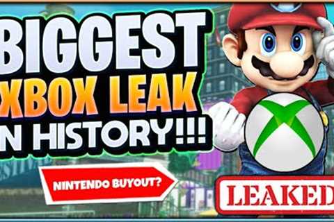 BIGGEST XBOX LEAK EVER | Nintendo & Sega Buyout Discussion & New Xbox Hardware Uncovered |..