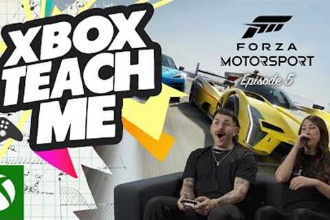 Julien Solomita Learns to Play Forza Motorsport — Xbox Teach Me: Episode 5