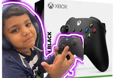 Unboxing Xbox controller 🎮 with fun 🤩