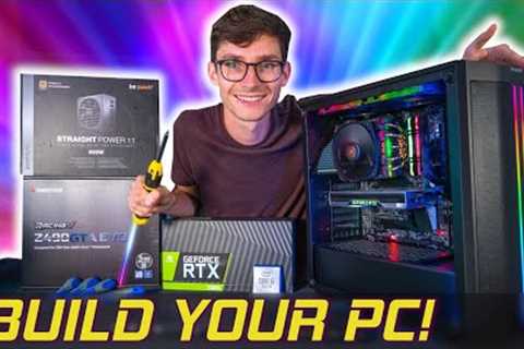 How To Build A Gaming PC 🤗 COMPLETE STEP BY STEP Beginners Build Guide | AD