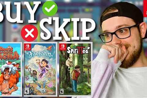 BUY OR SKIP THESE BRAND NEW COZY NINTENDO SWITCH GAMES!!