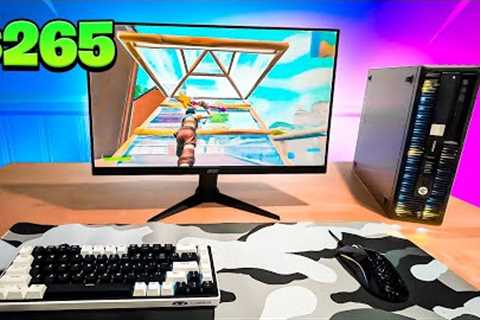 I Had ONLY $265 To Build A Gaming Setup…