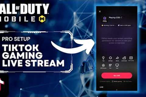 SIMPLE WAY TO SETUP TIKTOK GAMING LIVE STREAM (BEGINNERS GUIDE) #tiktok #live #livestream #gaming