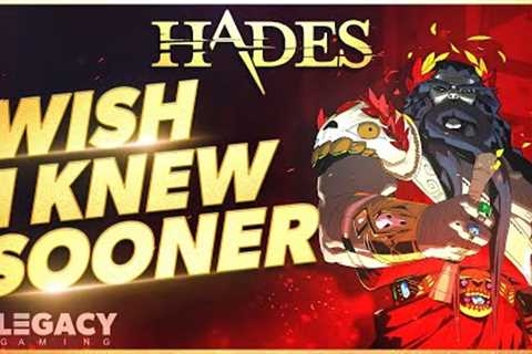 Hades - Wish I Knew Sooner | Tips, Tricks, and Game Knowledge For New Players