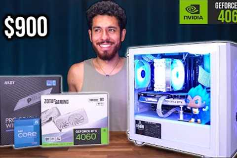 BEST $900 Gaming PC Build Guide - RTX 4060 i5 12600K (w/ Benchmarks)