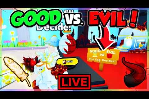 (🔴LIVE) 😇GOOD or EVIL😈 *UPDATE* in PET SIMULATOR 99!! (Roblox)