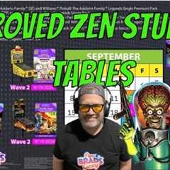 AtGames The Release Calendar For The IMPROVED Zen Studios Tables!