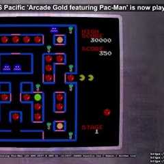 Arcade Gold featuring Pac-Man from JAKKS Pacific is now playable in MAME (Plug & Play)